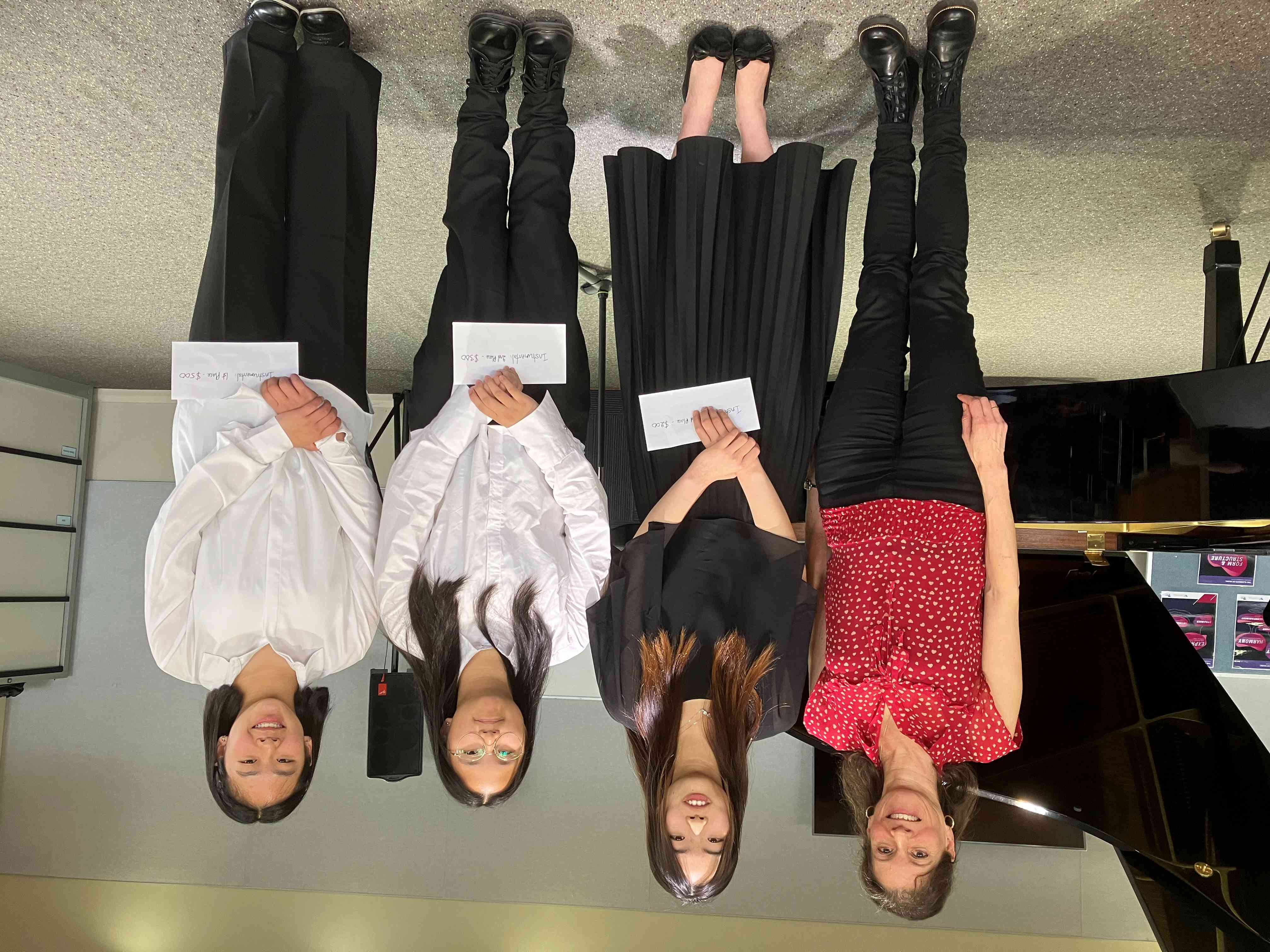 “Prizewinners in Instrumental Category” (YPS Competition, October 12, 2024)